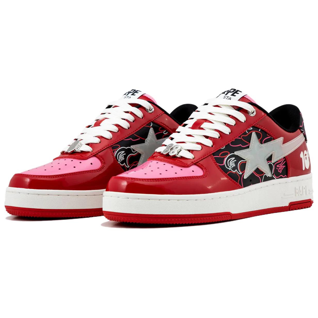 A BATHING APE 88rising x STA 02 Low top кроссовки для скейтбординга мужские red — фото 3