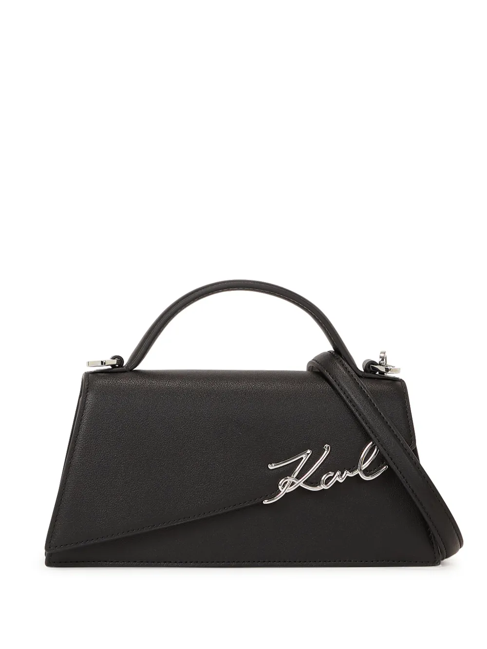 

Сумка-тоут Signature Slim KARL LAGERFELD, черный