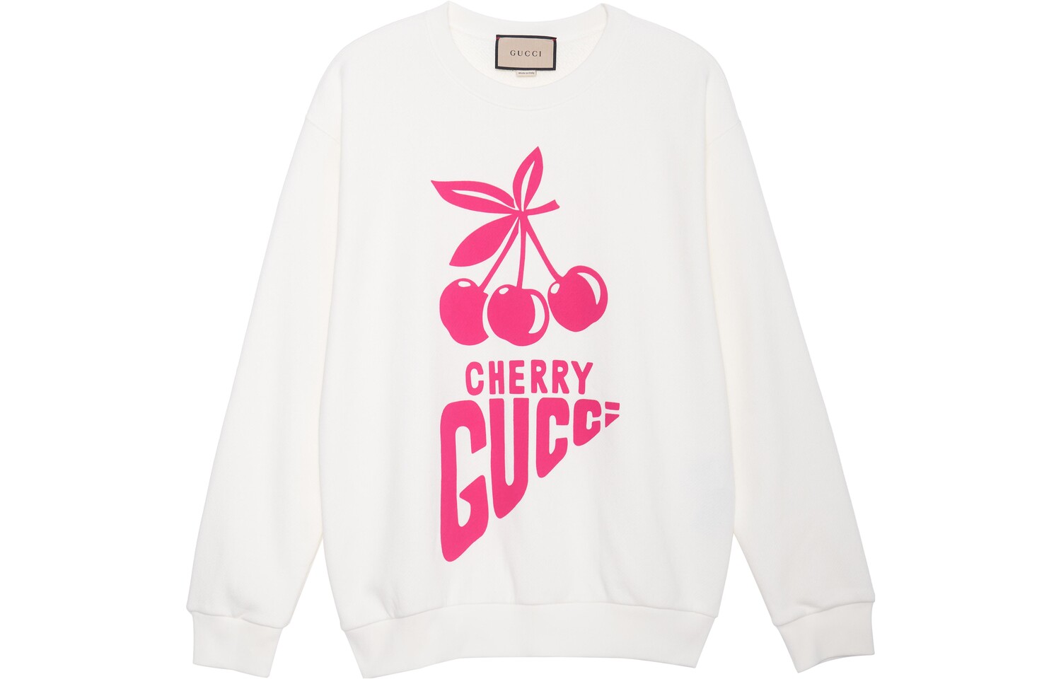 

Толстовка женская Gucci Cherry-motif, белый