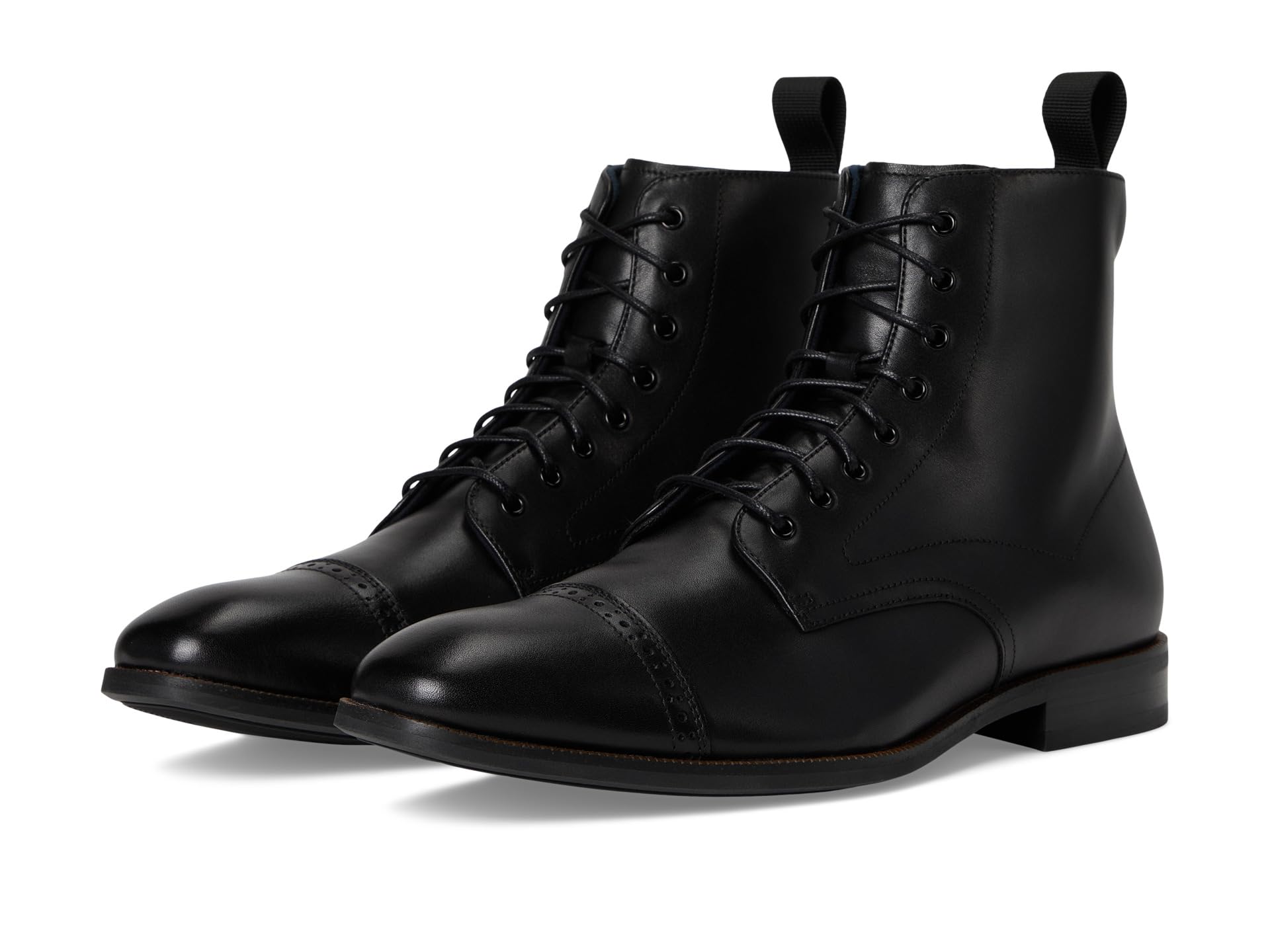 Туфли Stacy Adams Henry Cap Toe Lace-Up Boot, черный