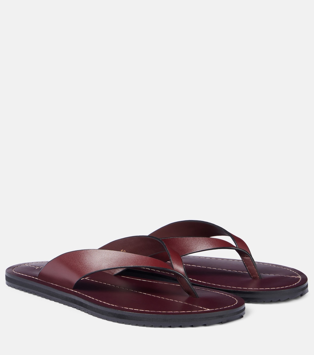 Флорентийские кожаные сандалии A.Emery, Merlot