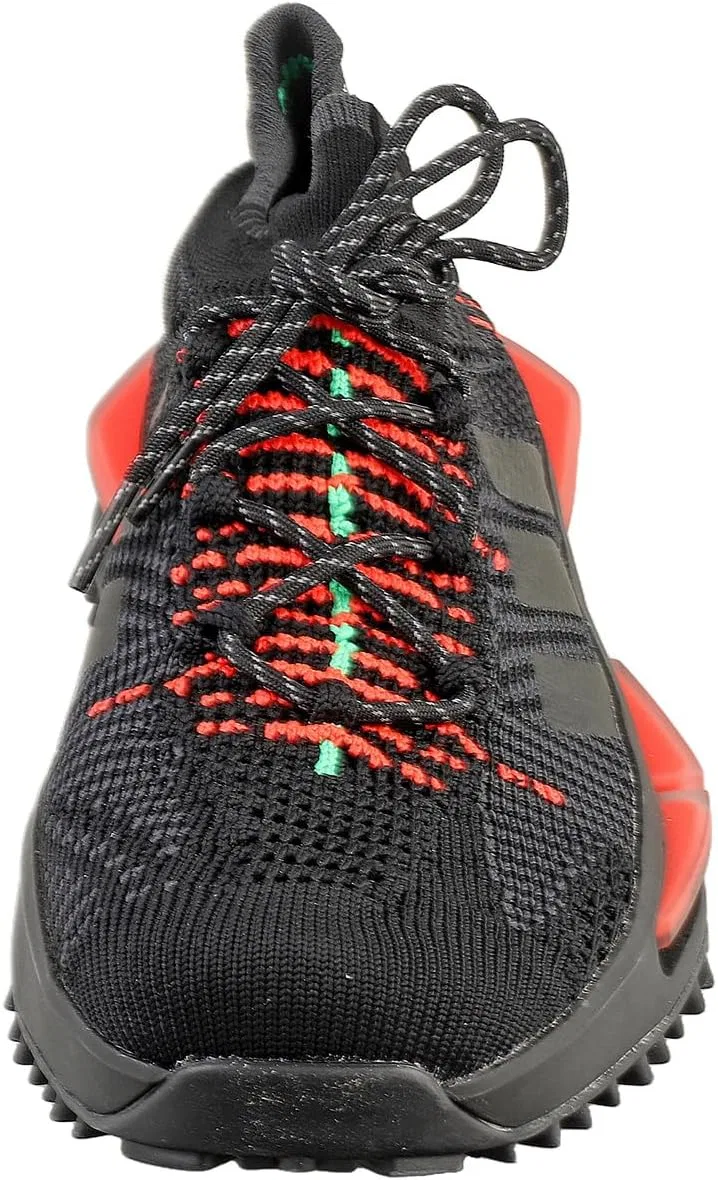 Adidas Originals(アディダスオリジナルス) Кроссовки Adidas Originals NMD S1 NM Eswan IE4588 Core Black/Carbon/Flash Lime Boost для мужчин, черные, красные и зеленые — фото 3