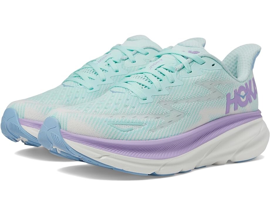 

Кроссовки Hoka Clifton 9, цвет Sunlit Ocean/Lilac Mist