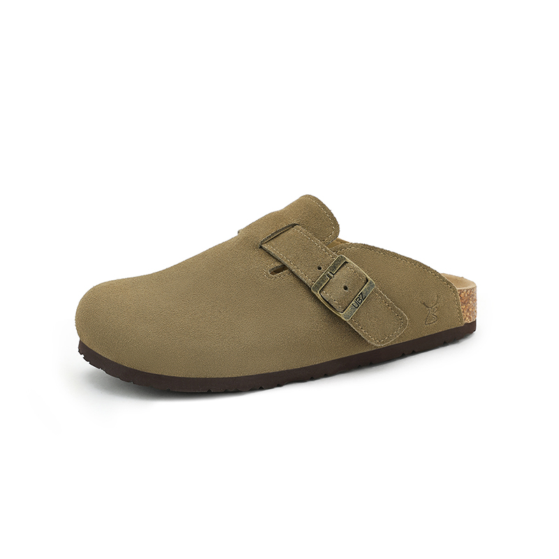 

UBZ Закрытые тапочки для пары унисекс - зеленый лен коричневый, цвет Green Linen Brown