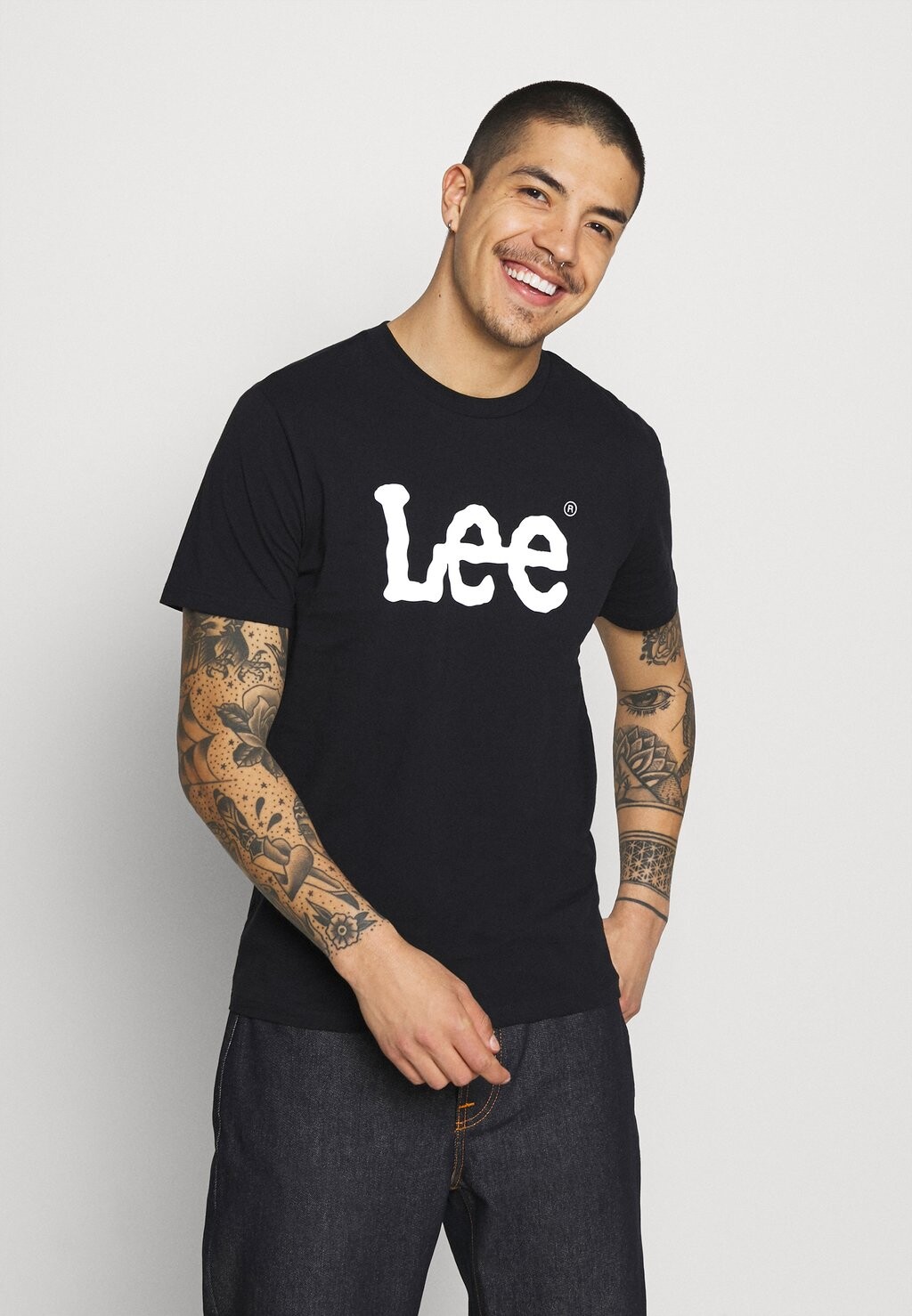 

Футболка с принтом Lee, черный