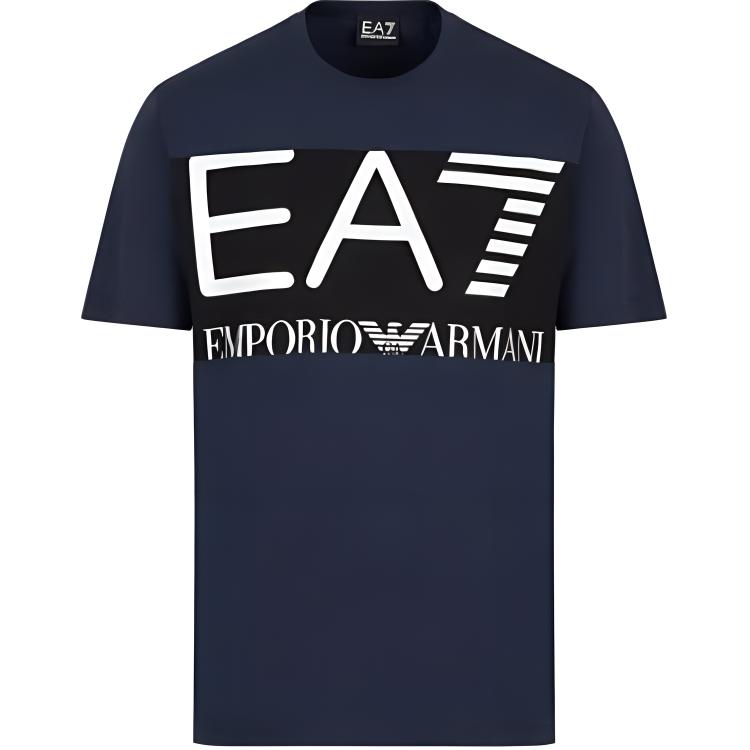 Мужская футболка EA7 FW22 Emporio Armani, черный — фото 3