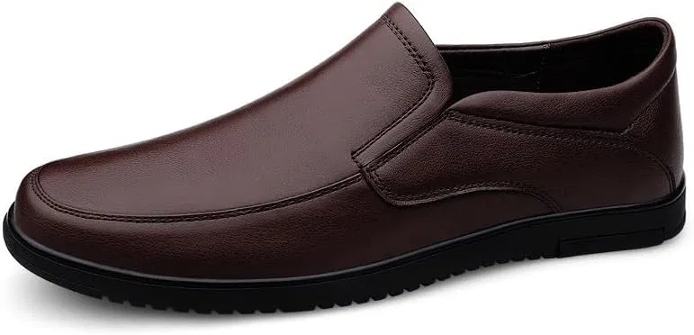 Лоферы из эко-кожи, Men's Loafers, коричневый SayfuR — фото 2