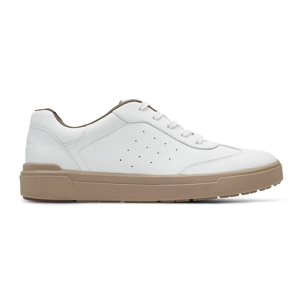 Мужские низкие кроссовки Total Motion Tarrent Lace-to-Toe белые от Rockport — фото 2