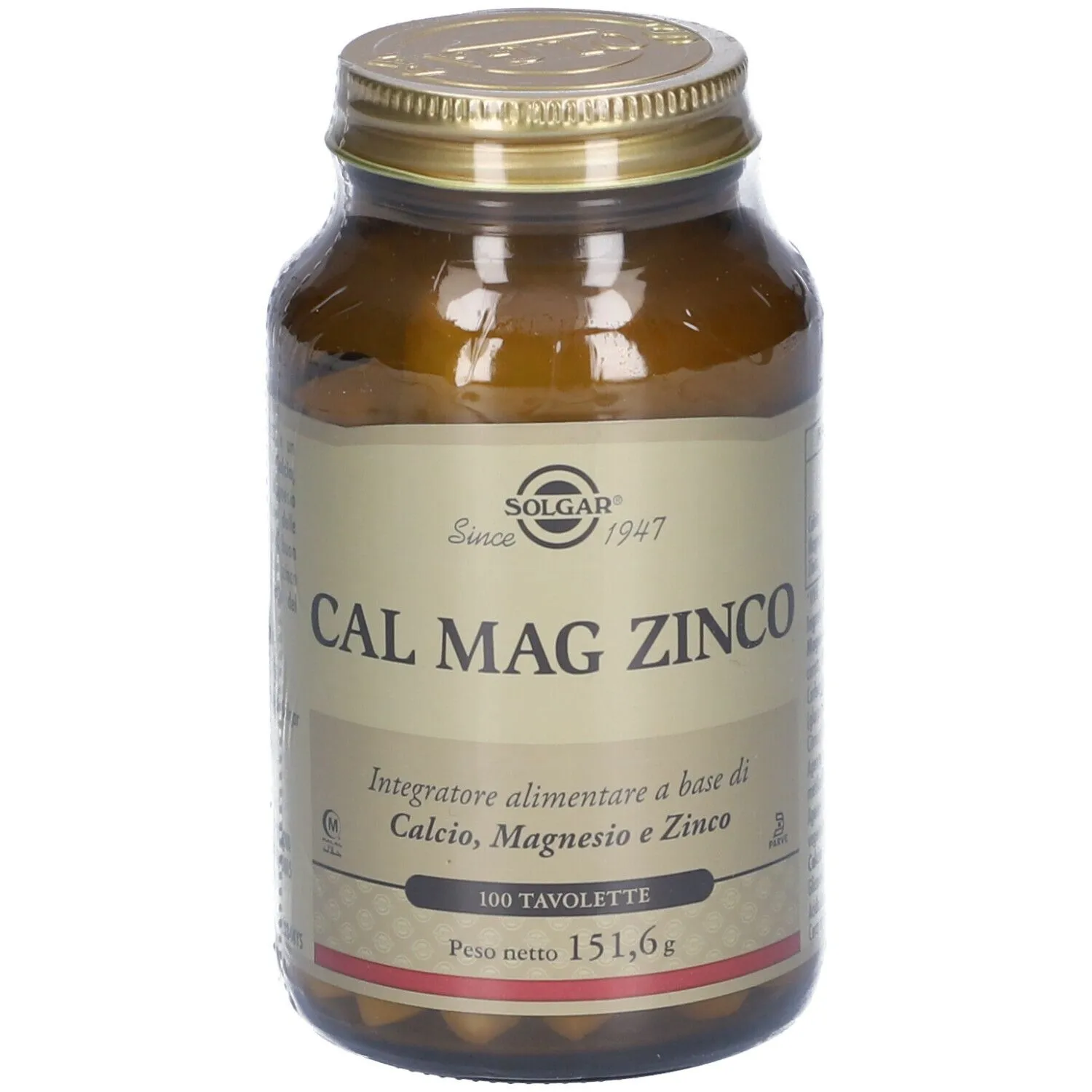 

Cal Mag Zinc 100Tav Минеральные соли Solgar
