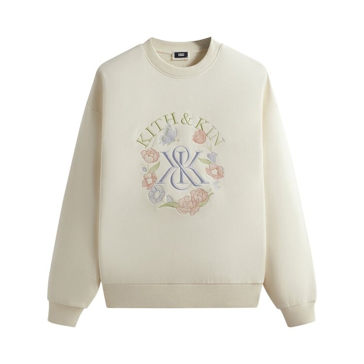 

Толстовка Kith K&K Monogram Nelson Crewneck, кремовый