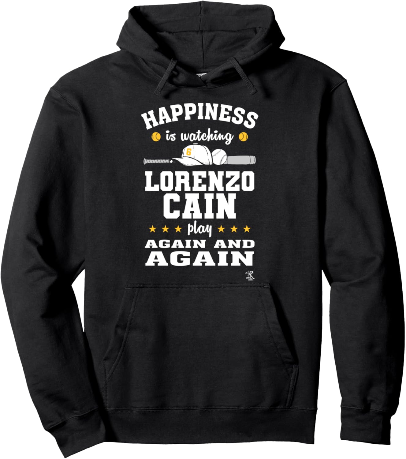 

Худи Lorenzo Caine Happiness is Watching Game Day, черная Ballpark Mvp, Черный, Худи Lorenzo Caine Happiness is Watching Game Day, черная Ballpark Mvp