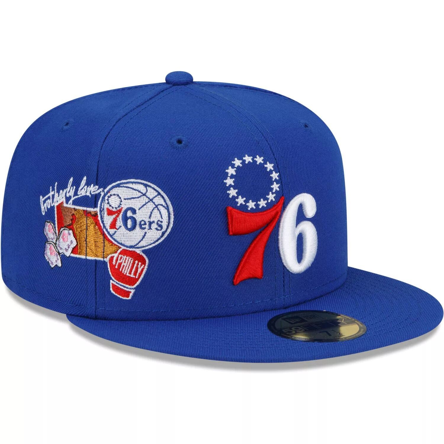 

Мужская приталенная шляпа New Era Royal Philadelphia 76ers City Cluster 59FIFTY