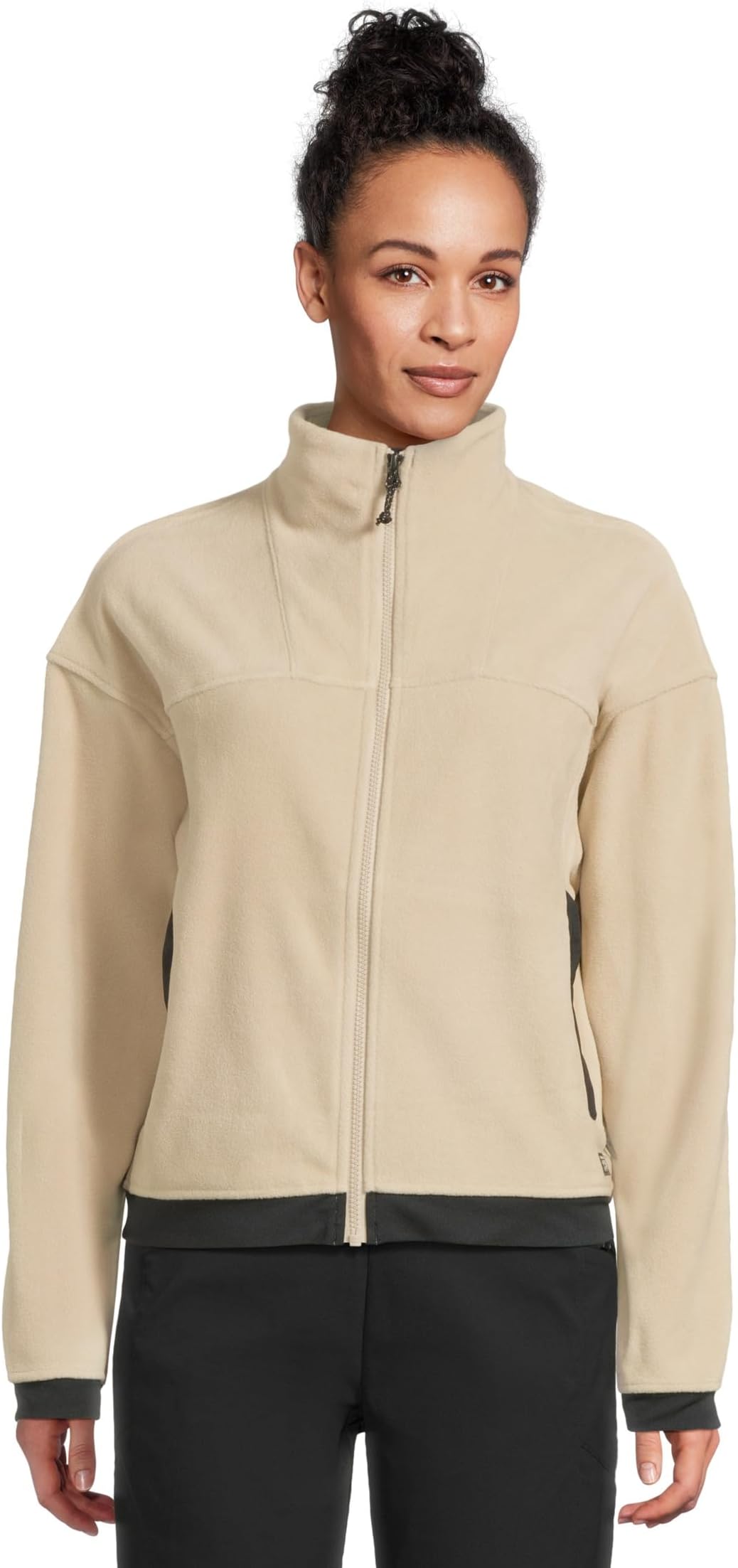 

Женская флисовая куртка Powder Maven на молнии Mountain Hardwear, Fossil/Black