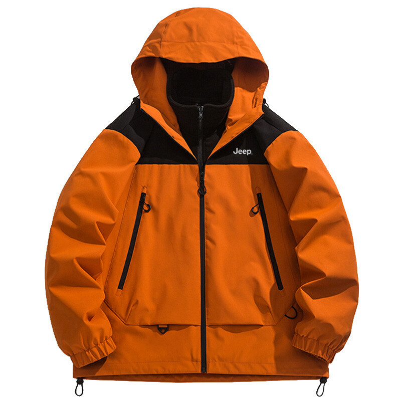 

Ветровки Куртки Унисекс Jeep, цвет Storm Orange