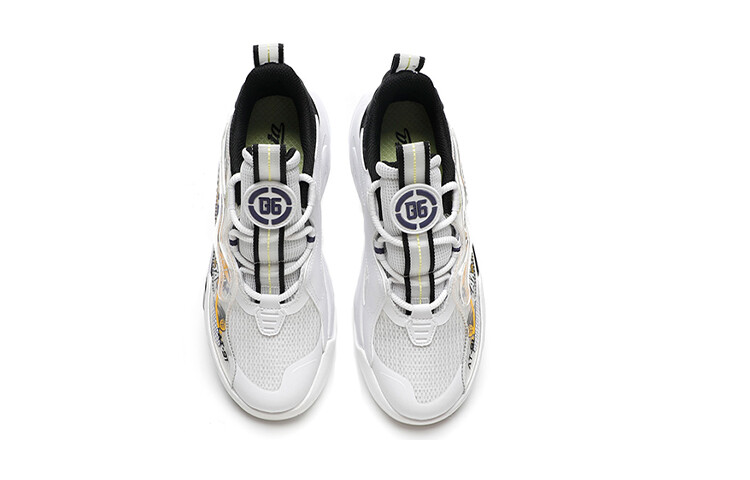 Кроссовки Anta kids G6 Kids Lifestyle Shoes GS Low-top White/Black — фото 4