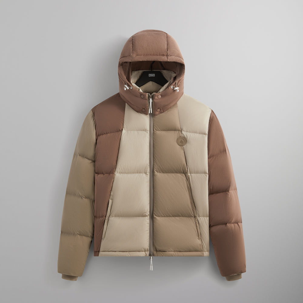 

Пуховик Kith Wrinkle Nylon Midi Puffer, цвет Factor