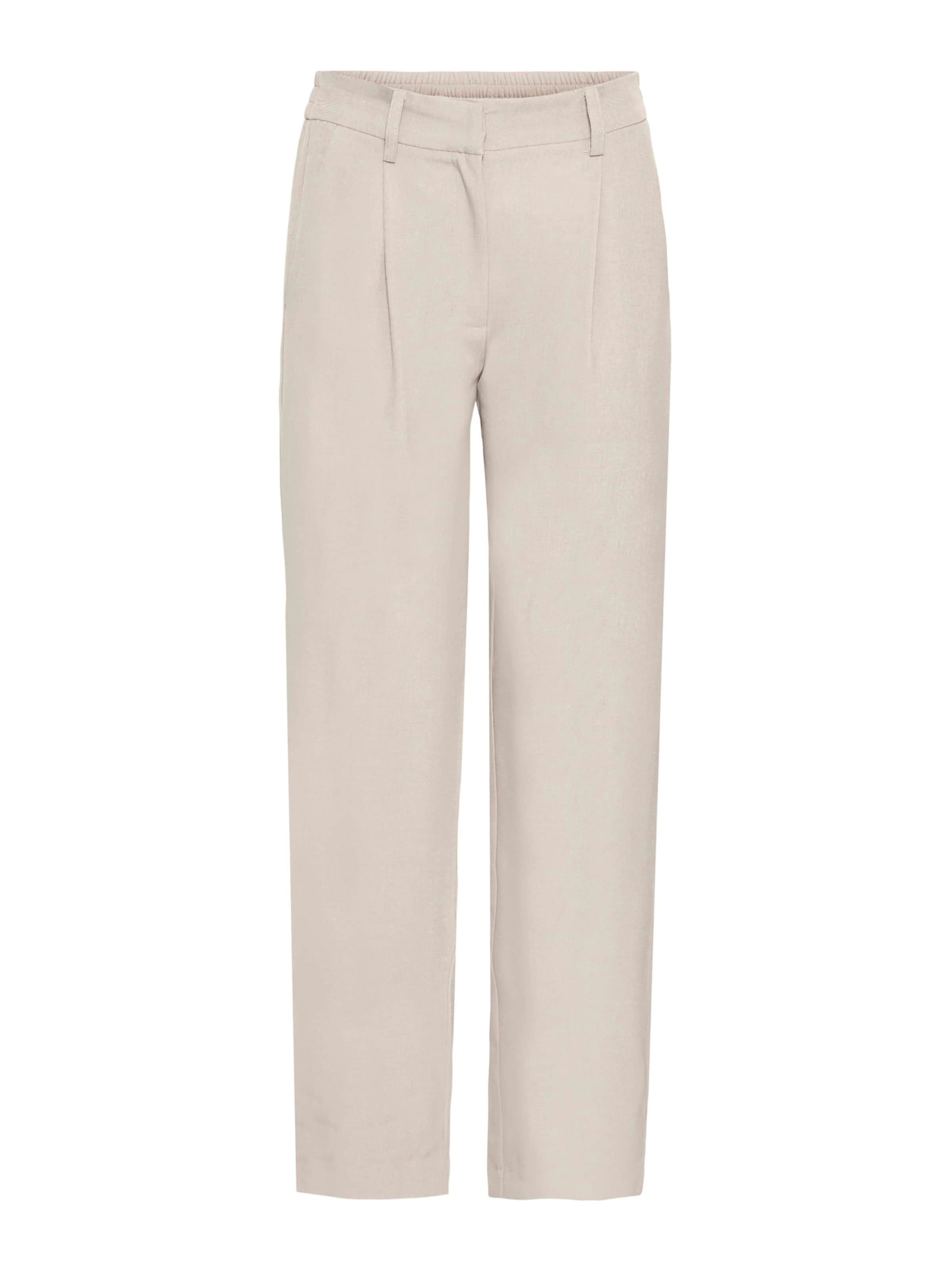 

ICHI Брюки с плиссировкой 'ICHFAVA' бежевого цвета