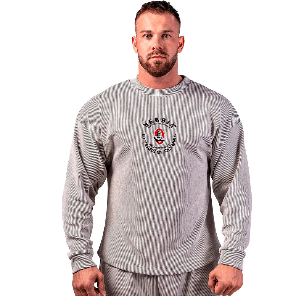 

Толстовка Nebbia Oversized signature 797, серый