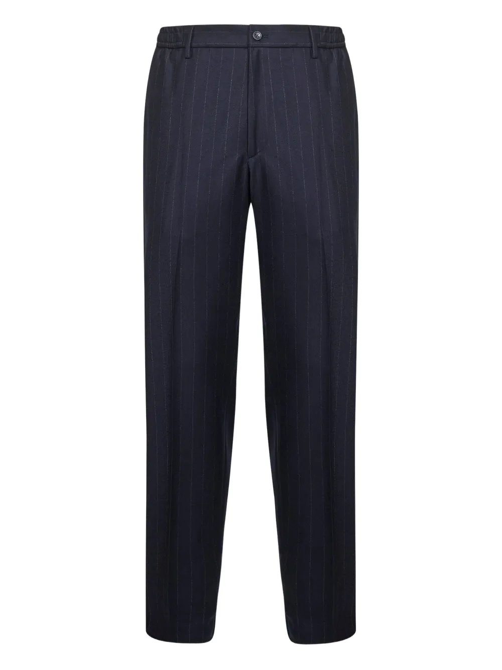 

Брюки с принтом в полоску и эластичным поясом Tagliatore, синий