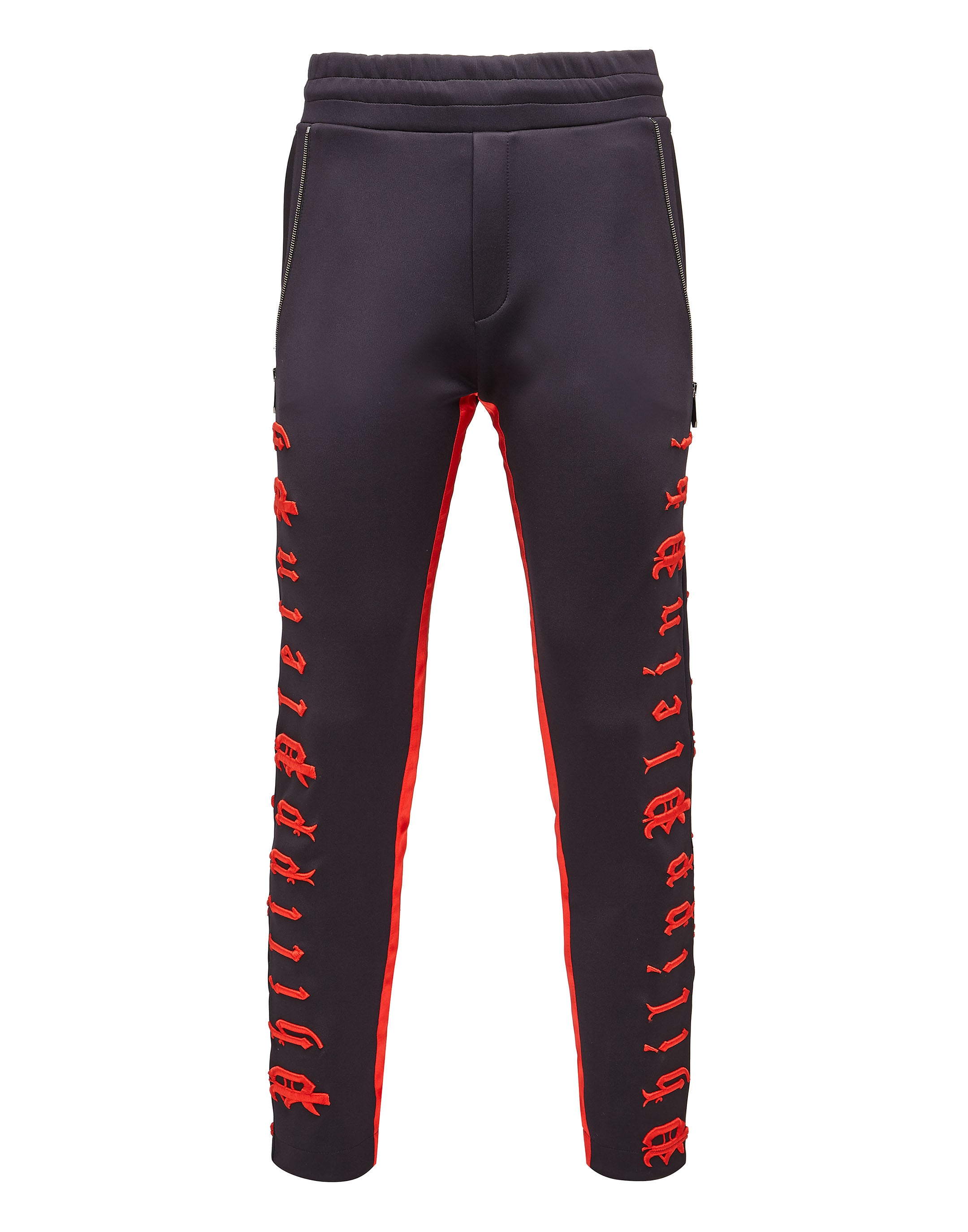 

Спортивные брюки "Мост" PHILIPP PLEIN, черный/красный