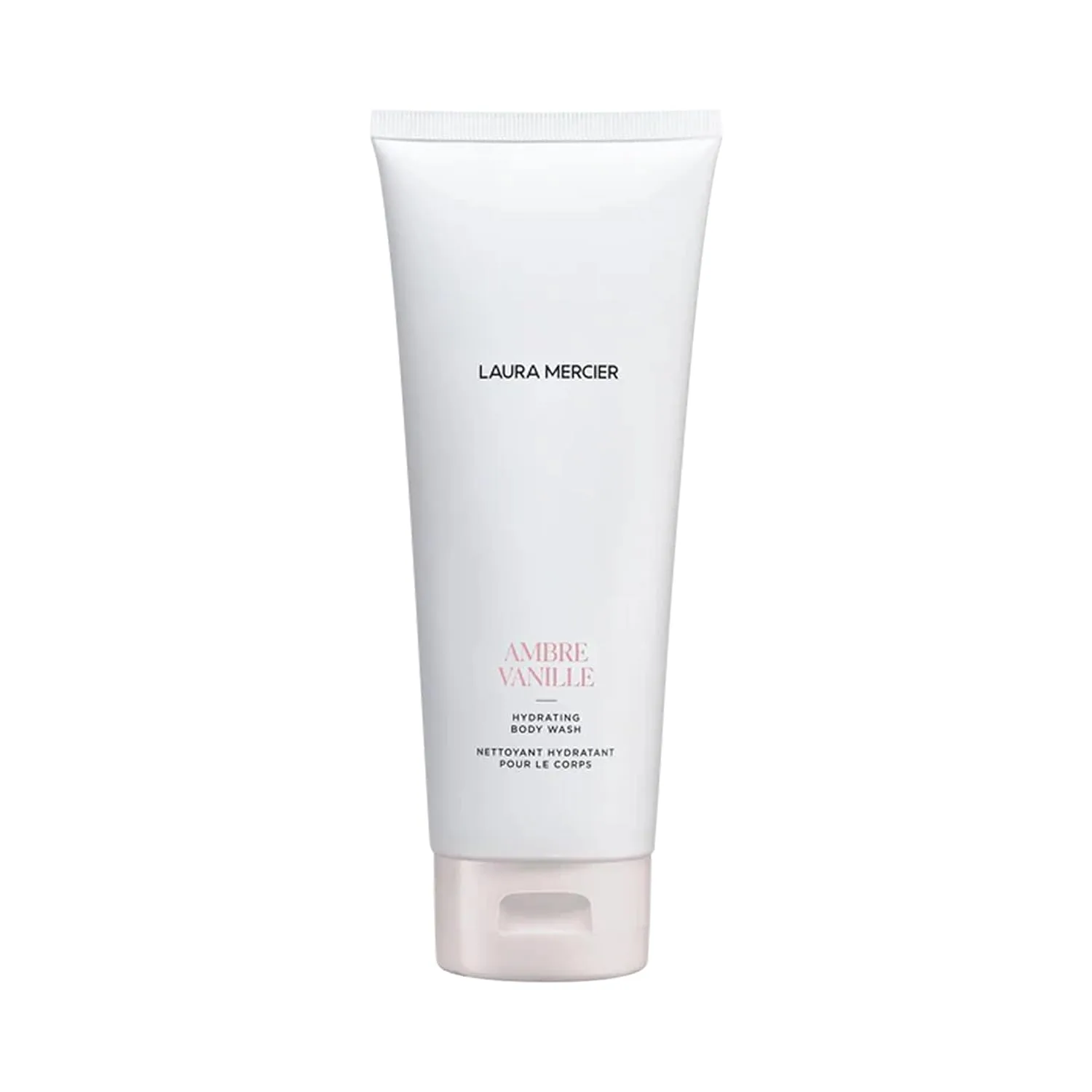 Увлажняющий гель для душа Laura Mercier, пенящееся средство для ежедневного использования, увлажнение до 10 часов, смягчает и разглаживает кожу, не сушит кожу, кремообразная гелевая текстура., Ambre Vanille