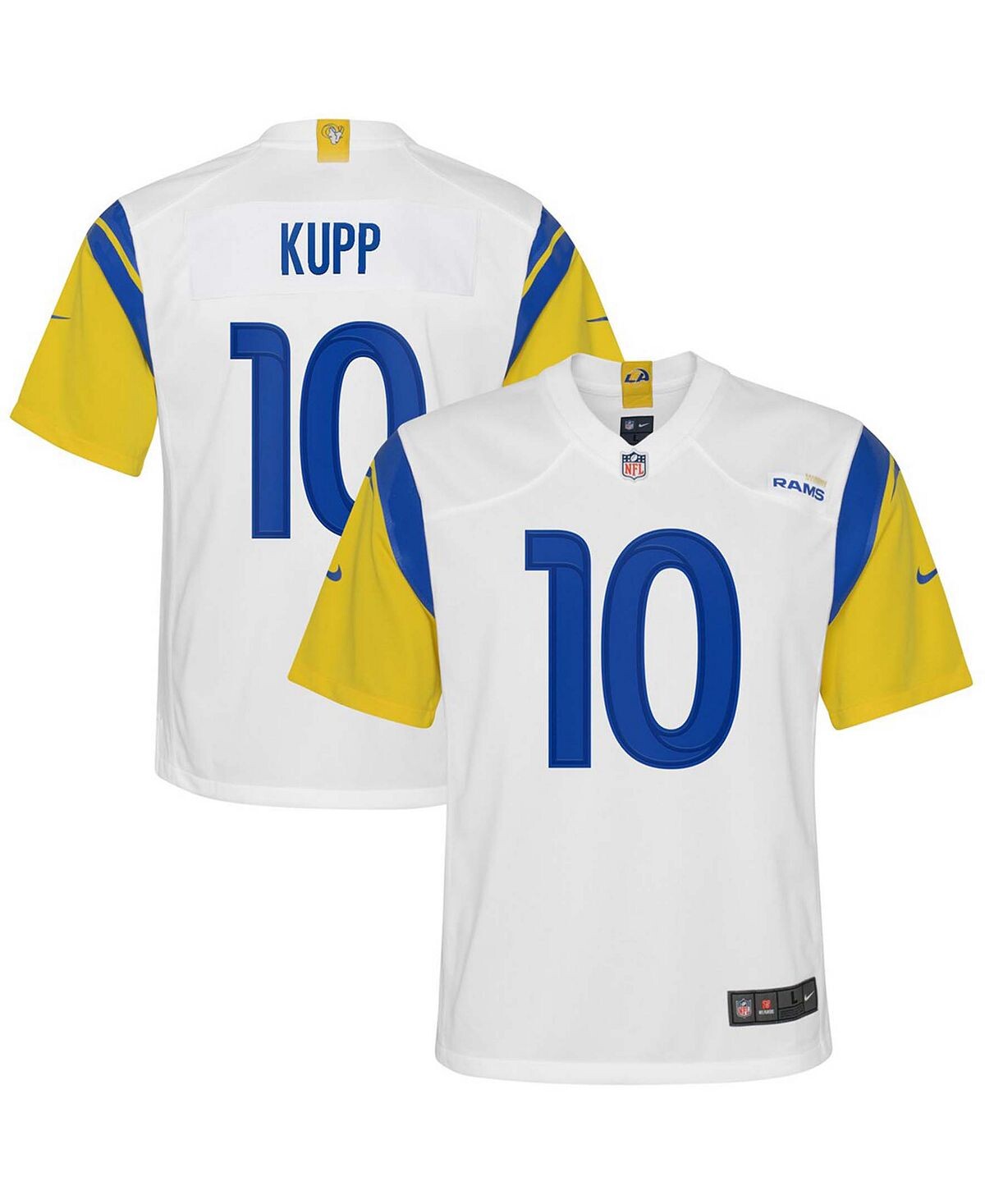 

Джерси Big Boys Cooper Kupp White Los Angeles Rams Альтернативная игра Nike