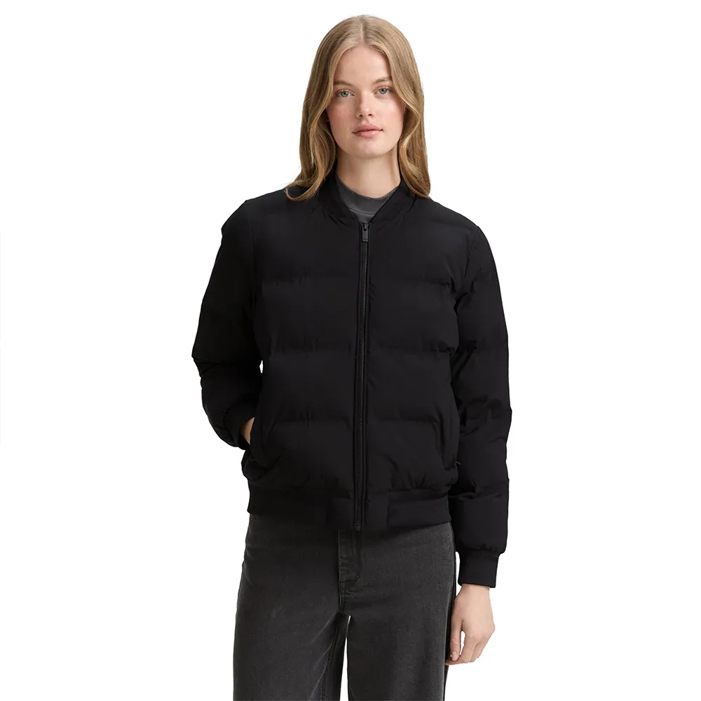 

Стеганая куртка-бомбер Tom Tailor 1047939, черный