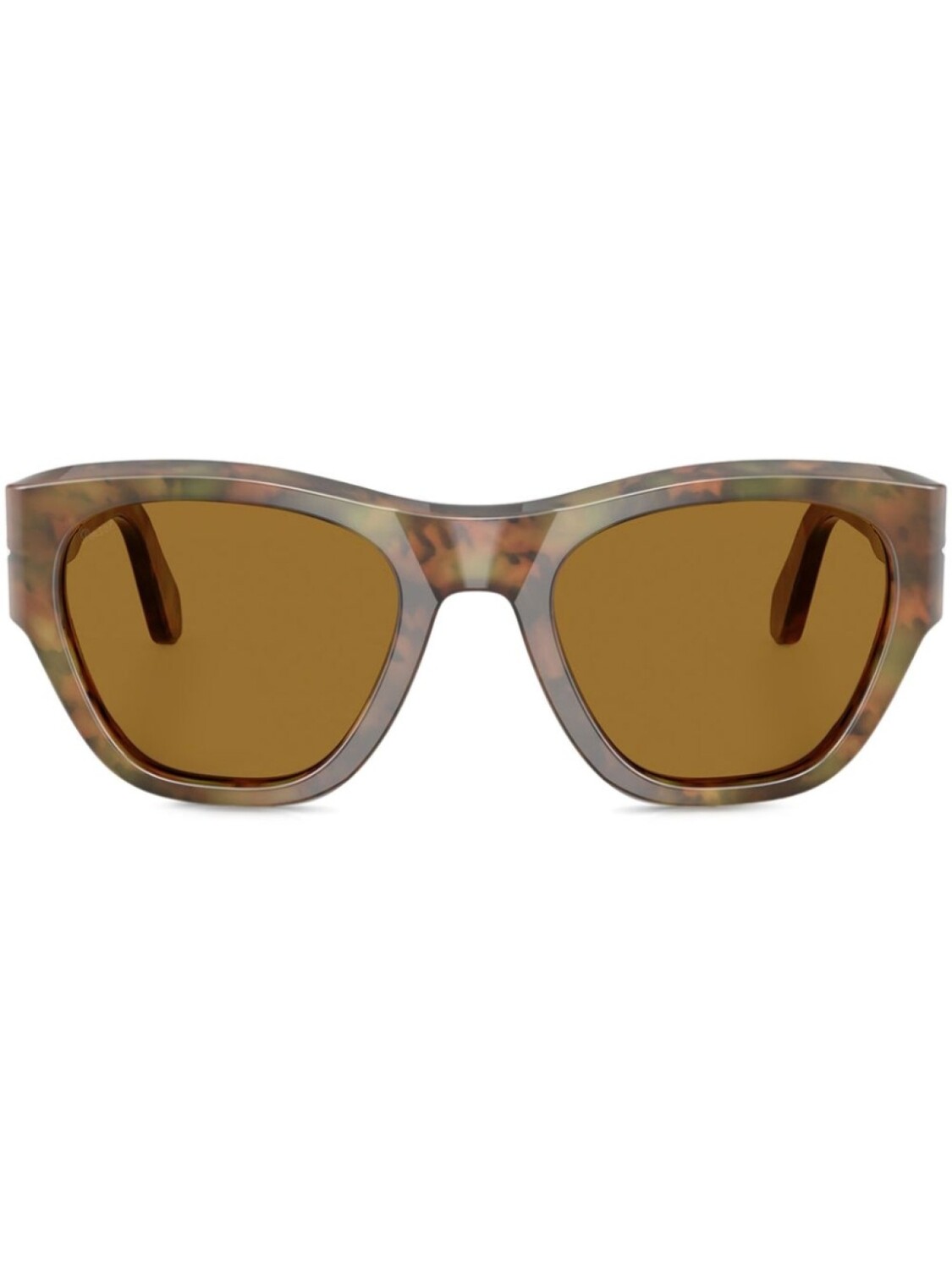 

Солнцезащитные очки в квадратной оправе Persol, коричневый