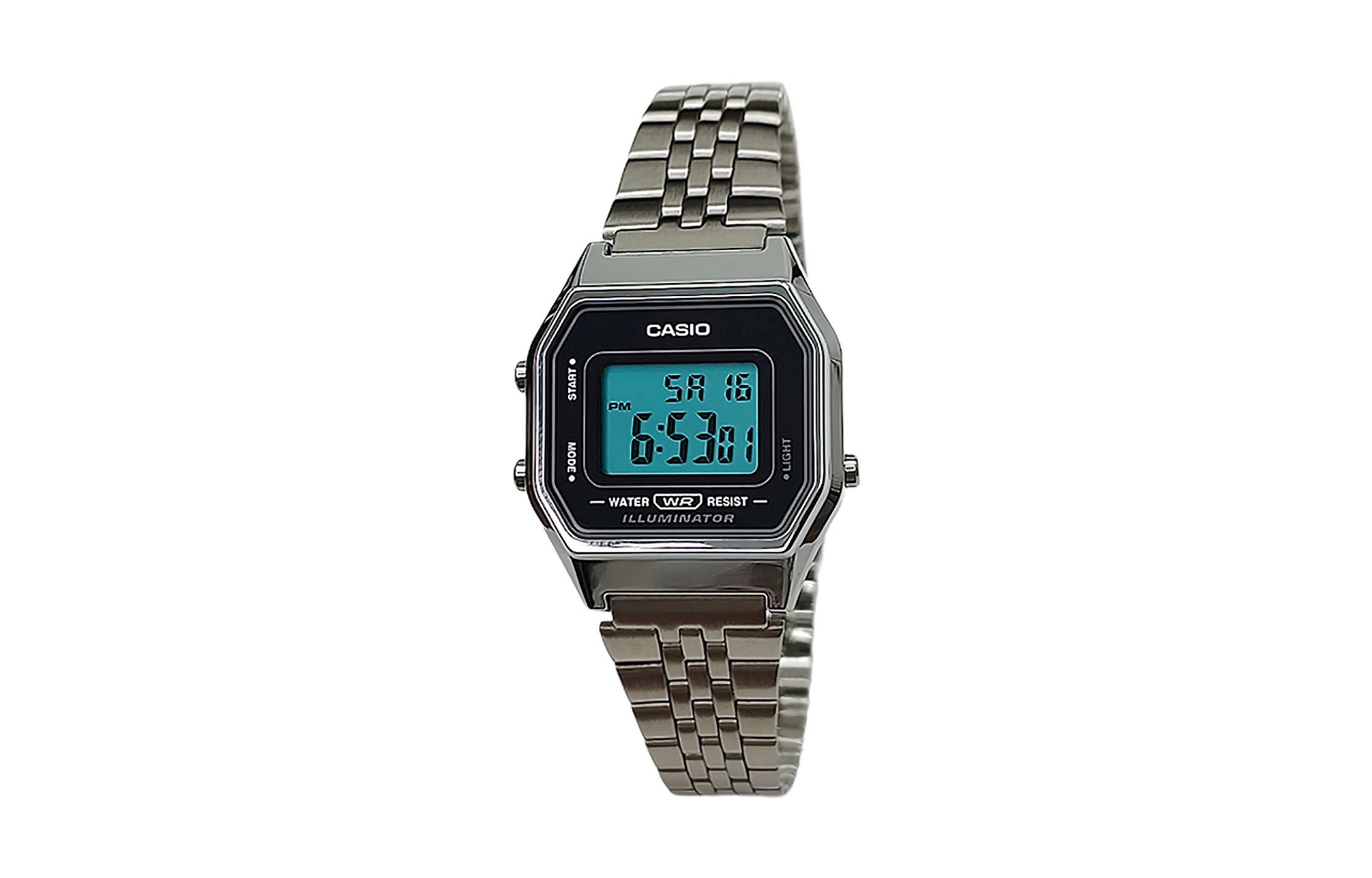 

CASIO Часы Retrofit Series Quartz Movement Stainless Steel Strap Watch Men's Watch Black Dial