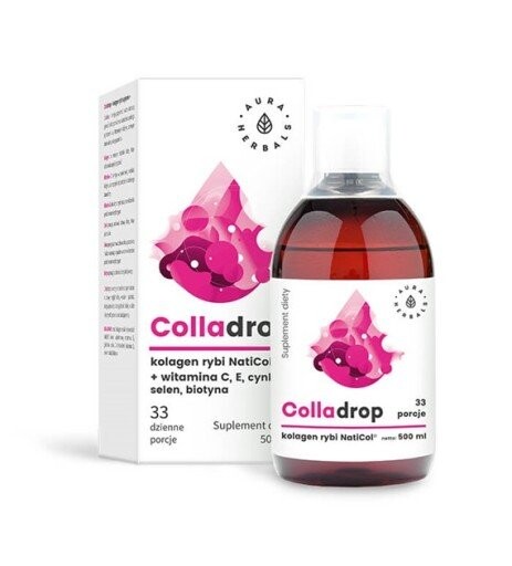 

Aura Herbals, Рыбий коллаген NatiCol Colladrop, 500мл
