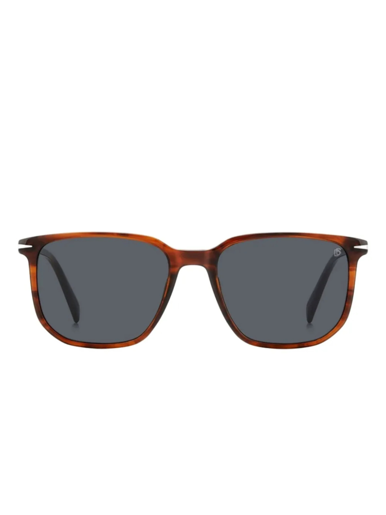 

Солнцезащитные очки DAVID BECKHAM EYEWEAR в квадратной оправе с роговым покрытием