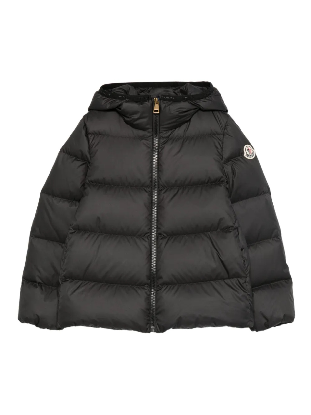 

Стеганая куртка с капюшоном Moncler Enfant Beulah, черный