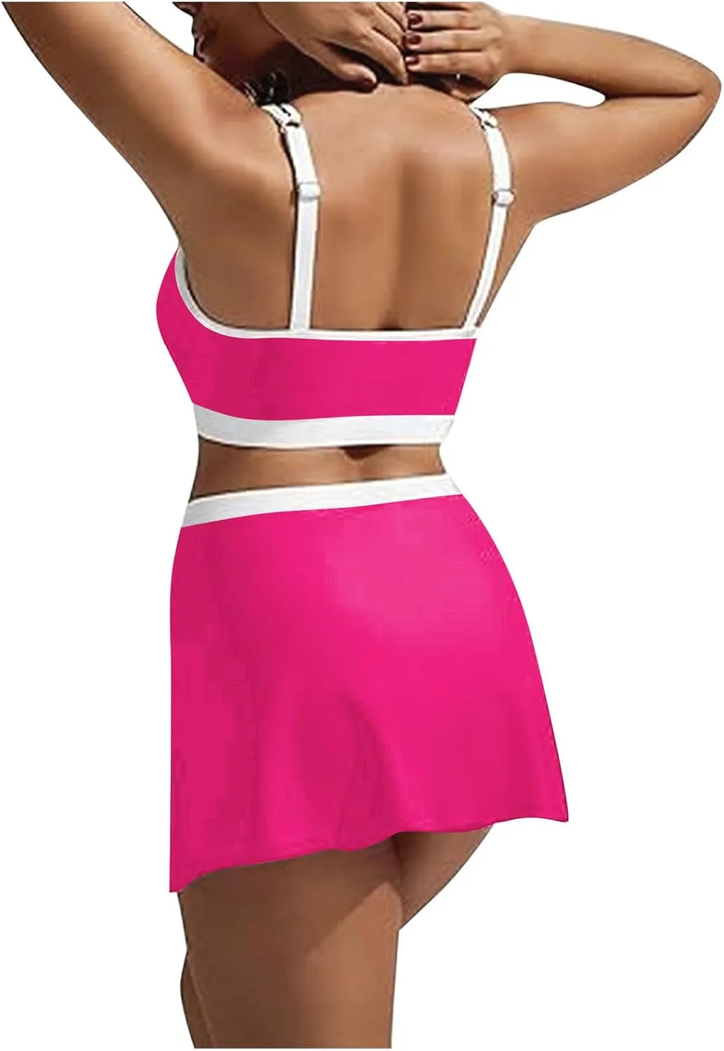 Купальник для женщин Sporty High Waisted с юбкой — фото 2
