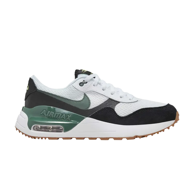 

Кроссовки Air Max SYSTM GS, цвет White Black Vintage Green