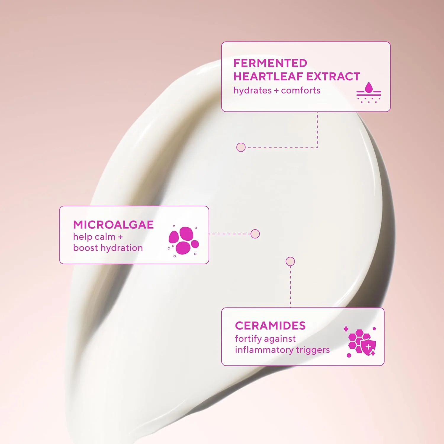 Крем для лица Murad — Heartleaf Calming Cream - нежный увлажняющий с Heartleaf для раздраженной, чувствительной, 50 мл — фото 3