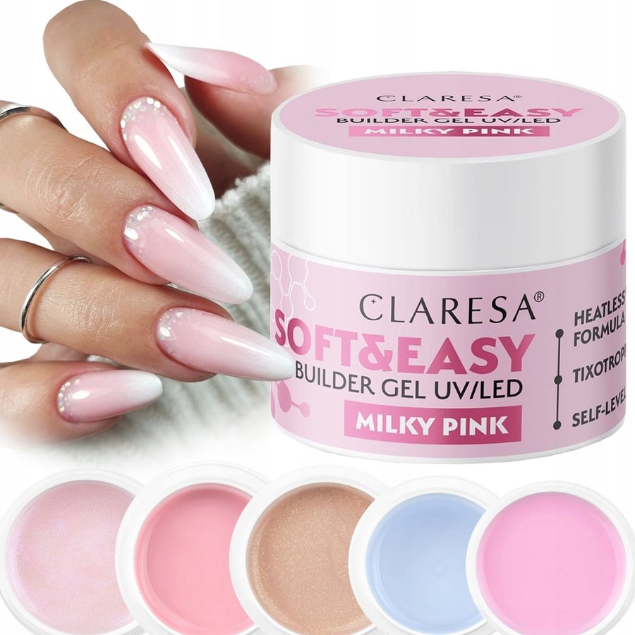 

Claresa Soft & Easy Builder Gel с тиксотропией 90 г Puderek