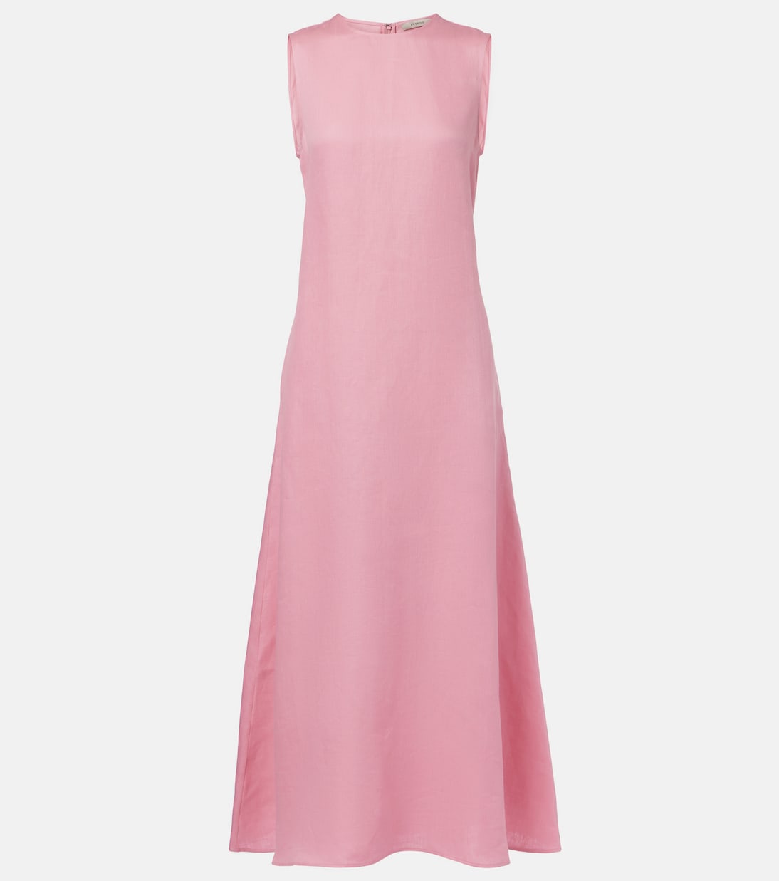 

Таллинское льняное платье миди Asceno, Flamingo Pink