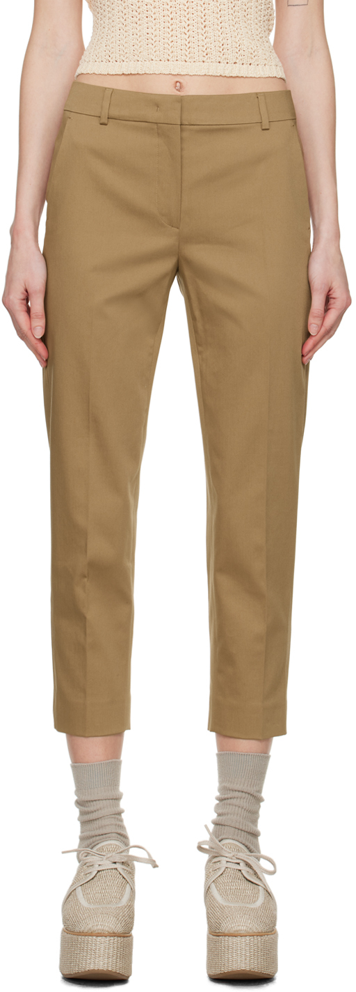 

Брюки бежевые льняные Max Mara