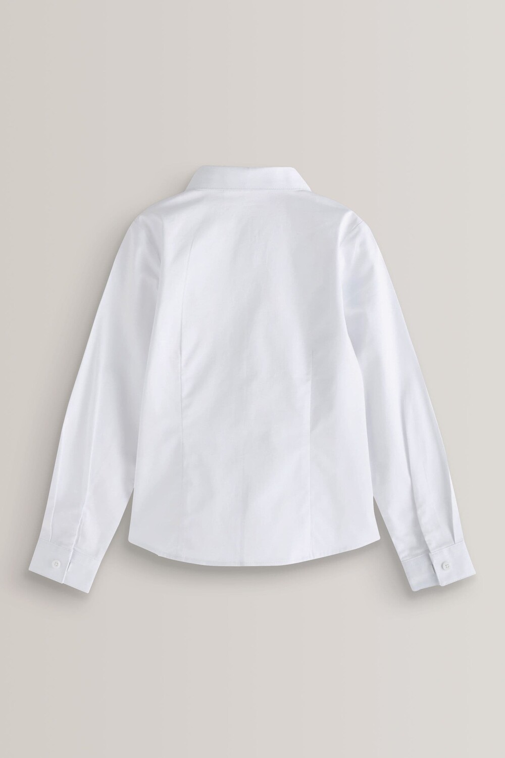 Школьная рубашка Dressing Made Easy с длинными рукавами из эластичного хлопка Next, белый — фото 3