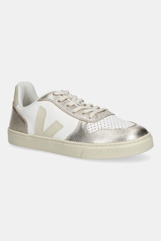 

Маленькие детские кожаные кроссовки V-10 Laces Veja, золотой