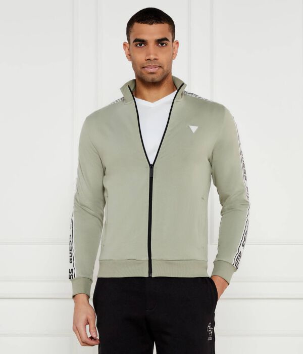 

Толстовка Guess Active New Arlo Slim Fit на молнии, зеленый