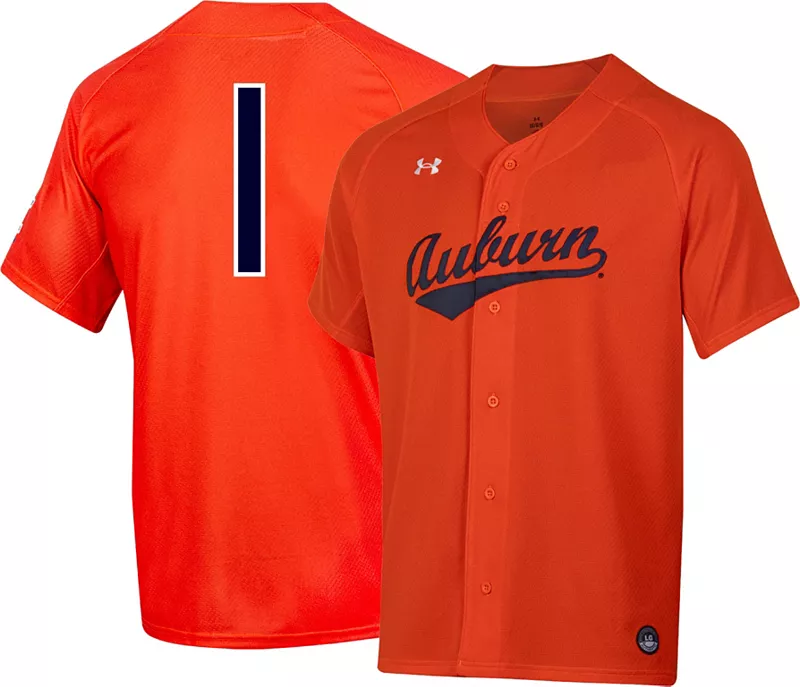 

Мужская бейсбольная майка Under Armour Auburn Tigers Orange Replica