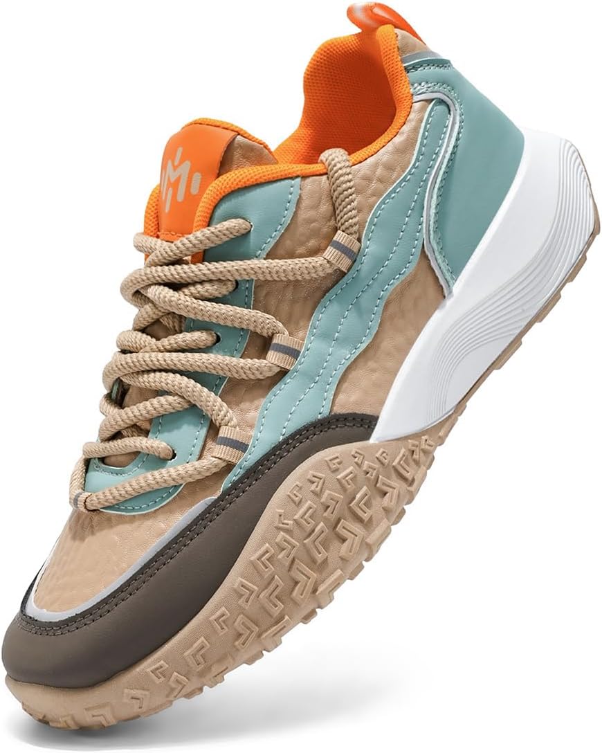 

Массивные кроссовки для женщин и мужчин - модные спортивные прогулочные туфли с уникальным цветным дизайном, Комфортные и стильные Modme, Cyan