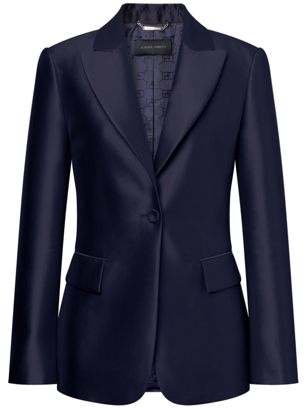 

Alberta Ferretti блейзер Mikado, синий