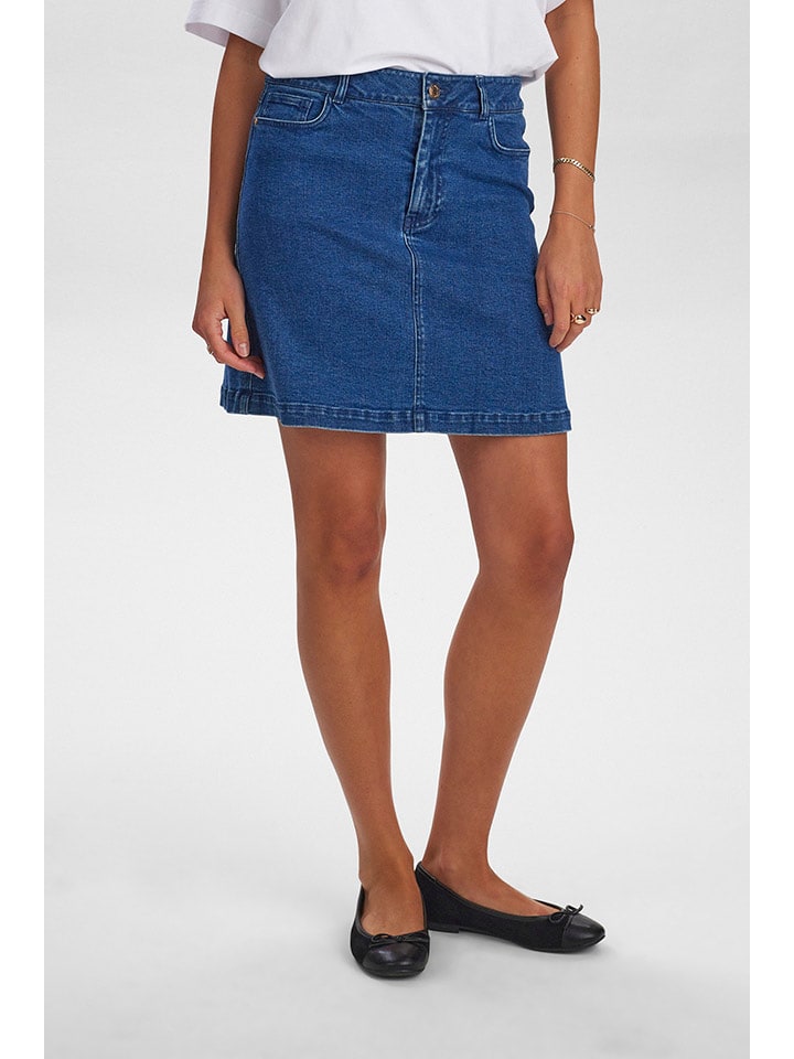 

NÜMPH Джинсовая юбка синего цвета