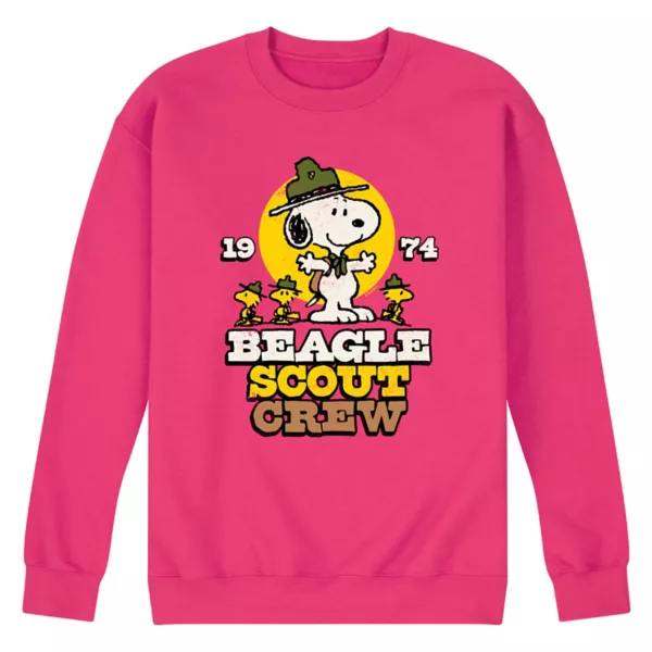 

Мужская флисовая толстовка с принтом «beagle scout crew» Licensed Character, пурпурный