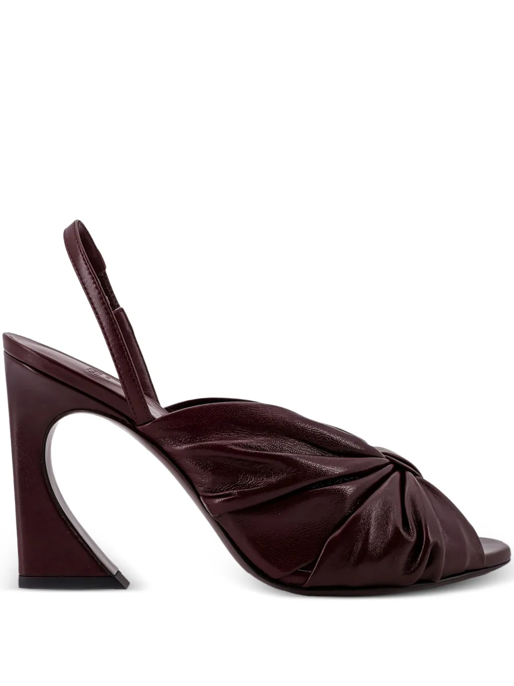Туфли Arco на каблуке Fendi, фиолетовый