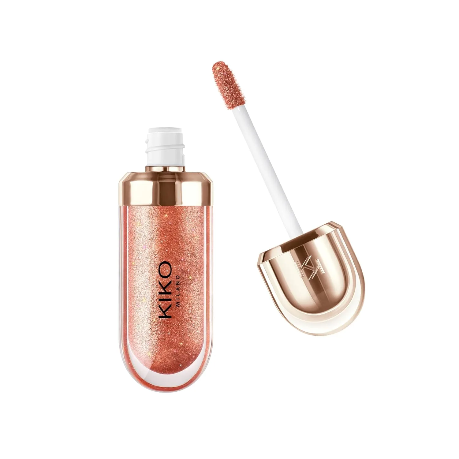Блеск для губ KIKO Milano 3D Hydra Lipgloss 41 - Лимитированная серия | Увлажняющий блеск для губ с 3D-эффектом, 42 Charming Copper
