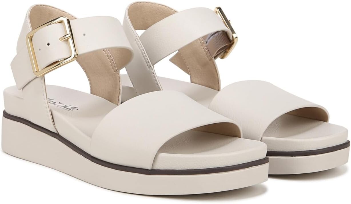 

Сандалии LifeStride Gillian Ankle Strap Sandals, цвет Bone