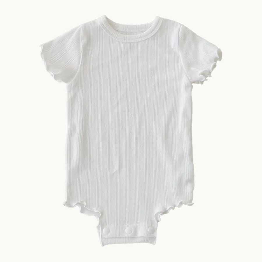 Детский боди Eyelet айвори от Abientot Ma Cherie — фото 2